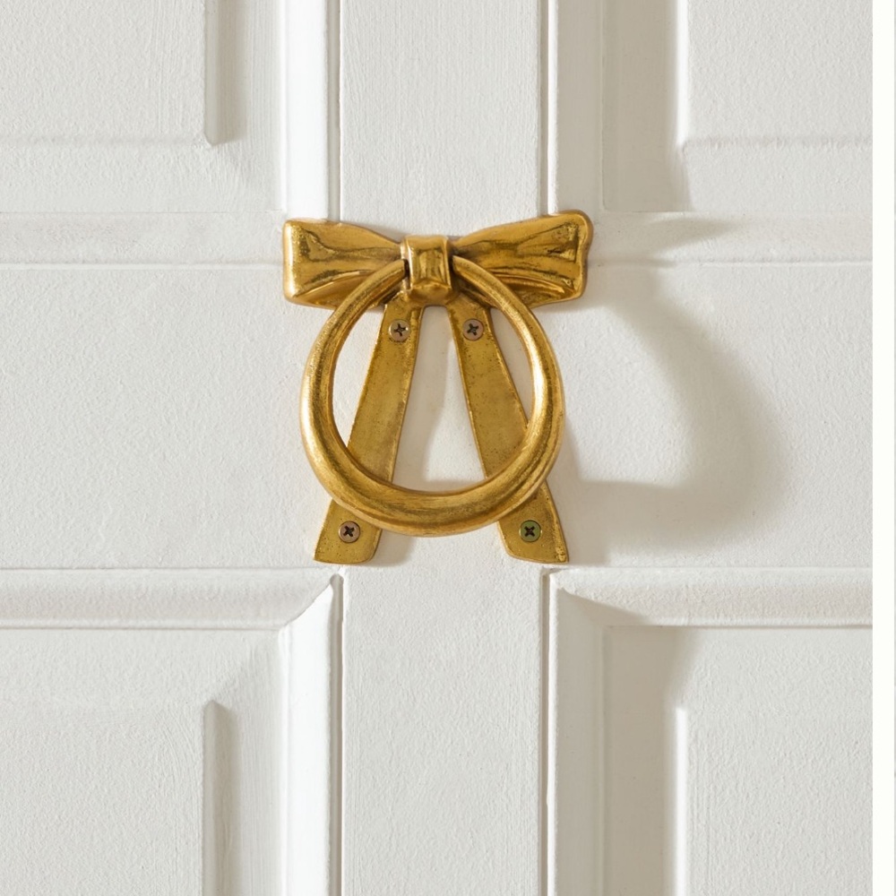 Anthropologie Beau Gold Ring Door Knocker
